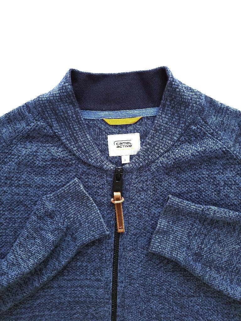 Blauw vest - CAMEL ACTIVE - Maat L, Ophalen of Verzenden, Zo goed als nieuw, Maat 52/54 (L), Blauw