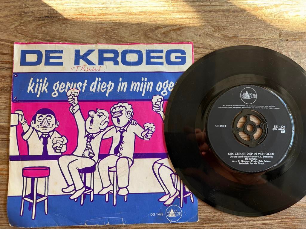 De kroeg- kijk gerust diep in mijn ogen, Ophalen of Verzenden, Zo goed als nieuw, Overige formaten, Levenslied of Smartlap