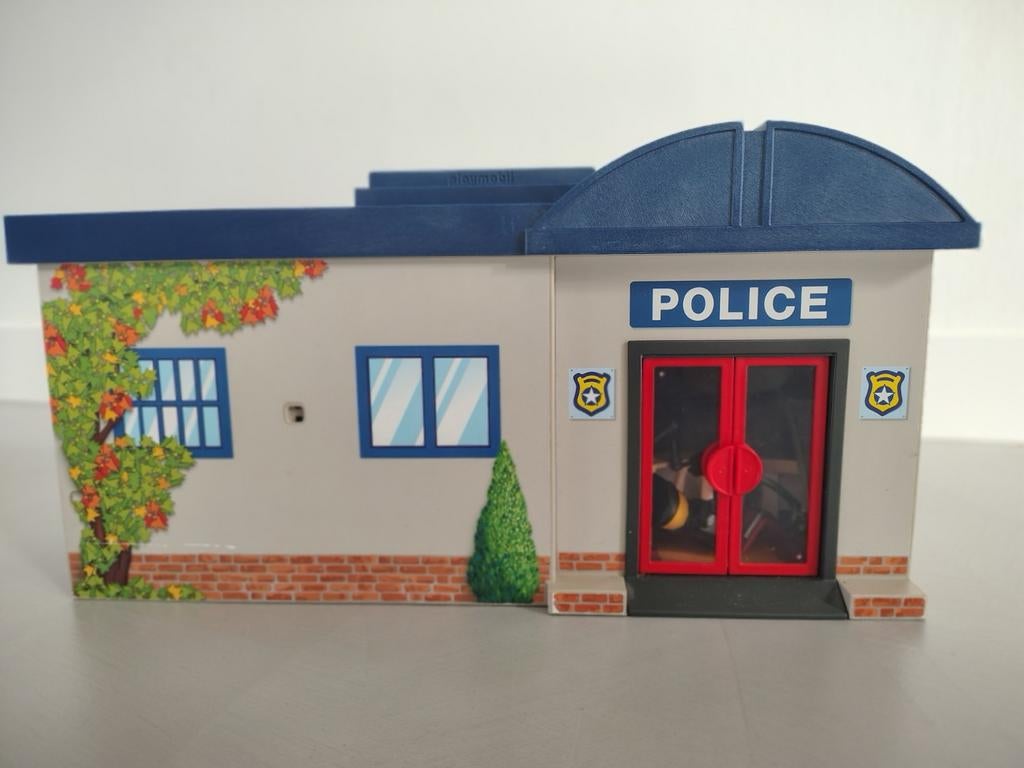 Playmobil Action Politiebureau 5689 Meenemkoffer, Ophalen of Verzenden, Zo goed als nieuw, Complete set