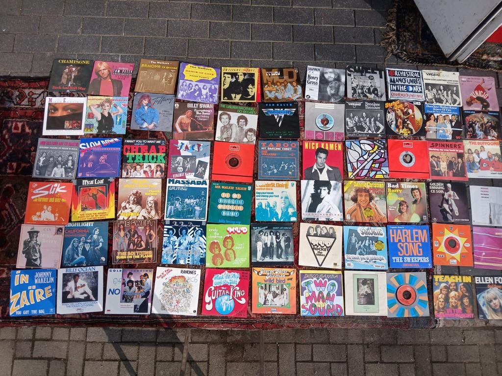 singles en lp's te koop uitzoeken., Ophalen, Gebruikt, Overige formaten