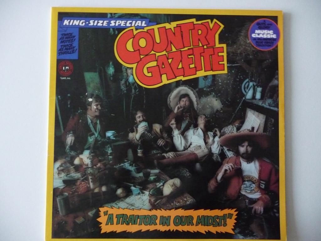 lp COUNTRY GAZETTE -A TRAITOR IN OUR MIDST- UN RECORDS, 1972, Cd's en Dvd's, Ophalen of Verzenden, 1960 tot 1980, Gebruikt, 12 inch