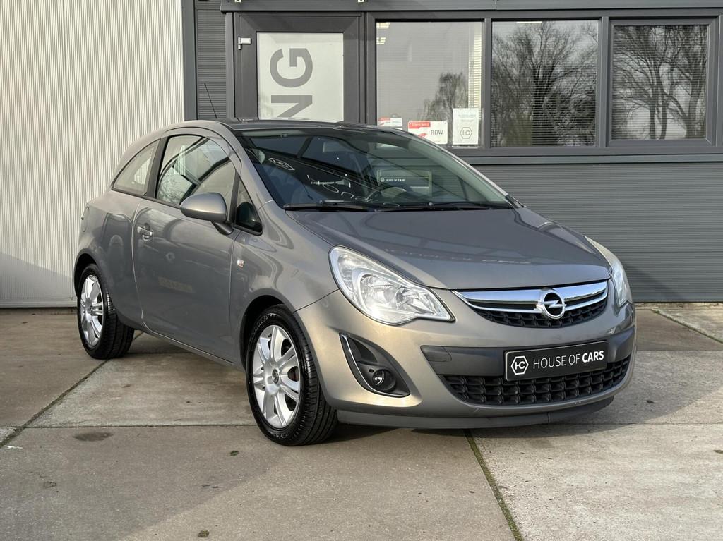 Opel Corsa 1.2 16V Cosmo Automaat Airco Cruise NAP, Auto's, Bruin, 1229 cc, Origineel Nederlands, Bedrijf