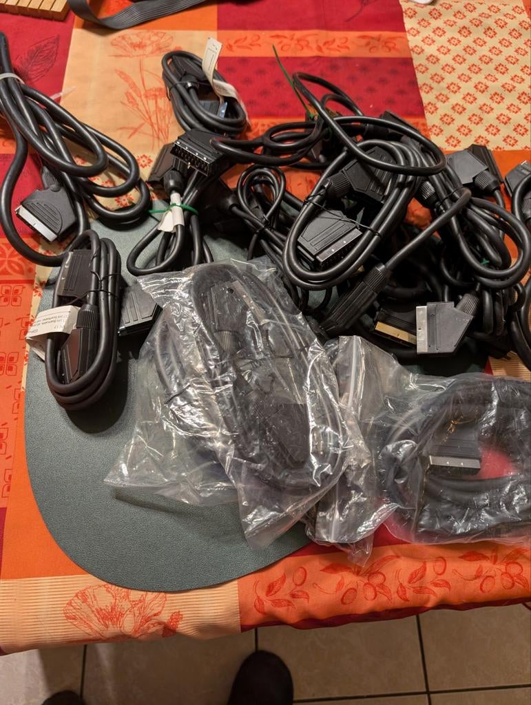 SCART TO SCART TV VHS VIDEO DVD, Ophalen of Verzenden, Minder dan 2 meter, Scartkabel