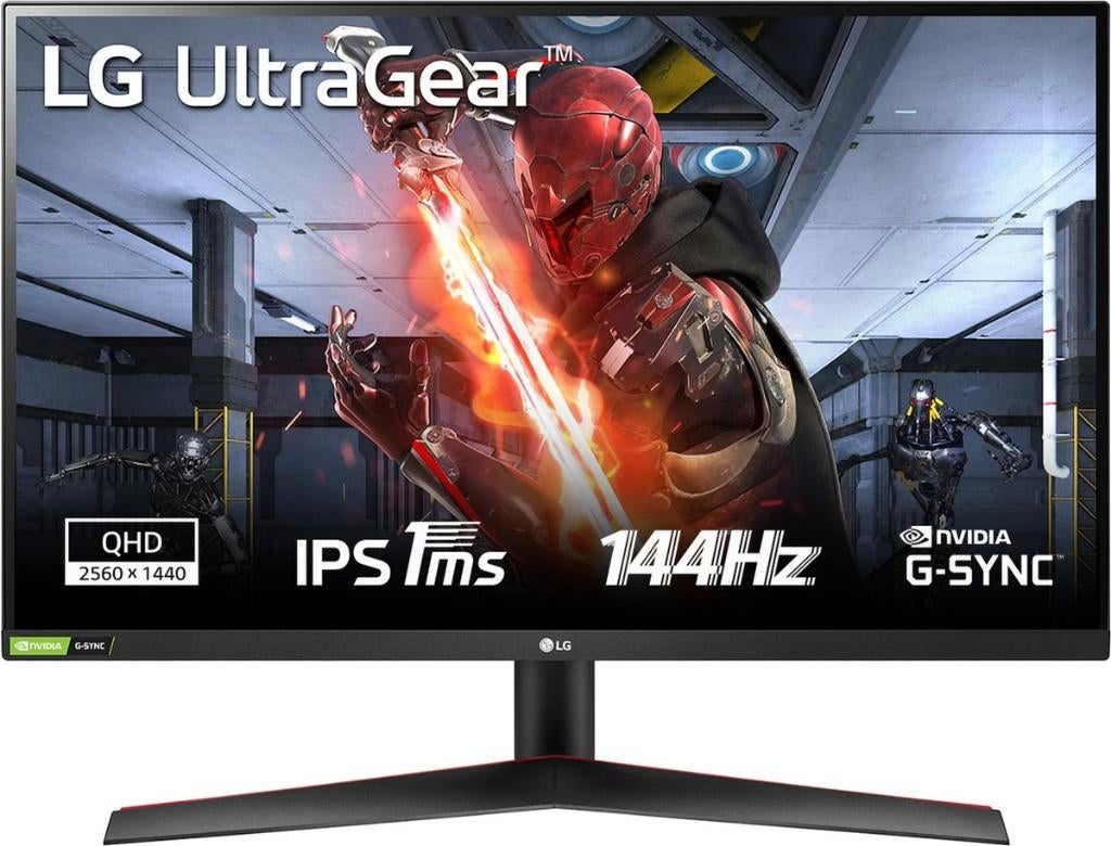 LG Ultragear 27GN800 - QHD Monitor - 144hz - 27 inch, Computers en Software, Monitoren, IPS, 101 t/m 150 Hz, Zo goed als nieuw