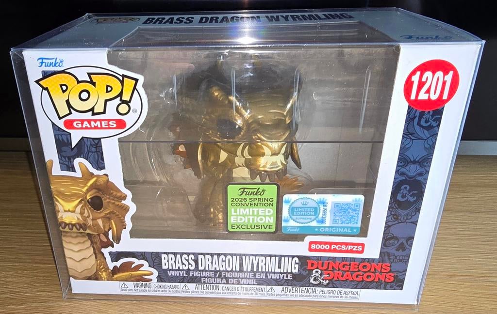 Funko Pop! 1201 Brass Dragon Wyrmling (Dungeons & Dragons), Ophalen of Verzenden, Nieuw