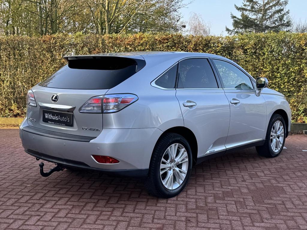 Lexus RX 450h 4WD Trekhaak Mark Levinson HUD, Auto's, Lexus, Automaat, Euro 5, Gebruikt, 2000 kg