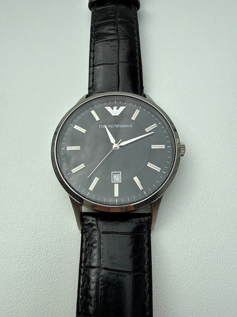 Emporio Armani herenhorloge AR2411, Overige merken, Staal, Polshorloge, Ophalen of Verzenden