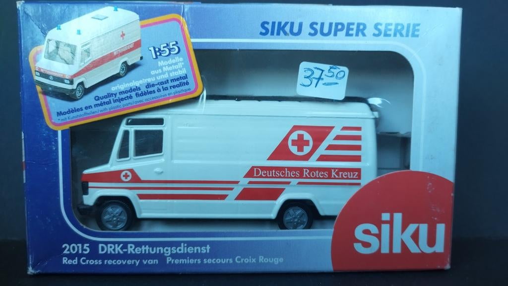 Mercedes Benz 809 D Deutsches Rotes Kreuz 1:55 Siku Pol, Schlittenbacherstrasse 60 Lüdenscheid Germany, Auto, Verzenden, Nieuw