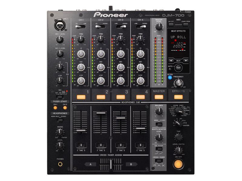 Pioneer DJ DJM 700 DJM700 mixer mengpaneel zwart, Ophalen of Verzenden, Zo goed als nieuw, Audio