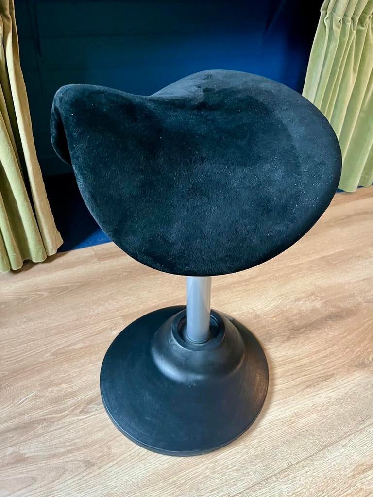 Ergonomische zadelkruk, Huis en Inrichting, Barkrukken, Zo goed als nieuw, 60 tot 90 cm, 1 kruk, In hoogte verstelbaar, Ophalen