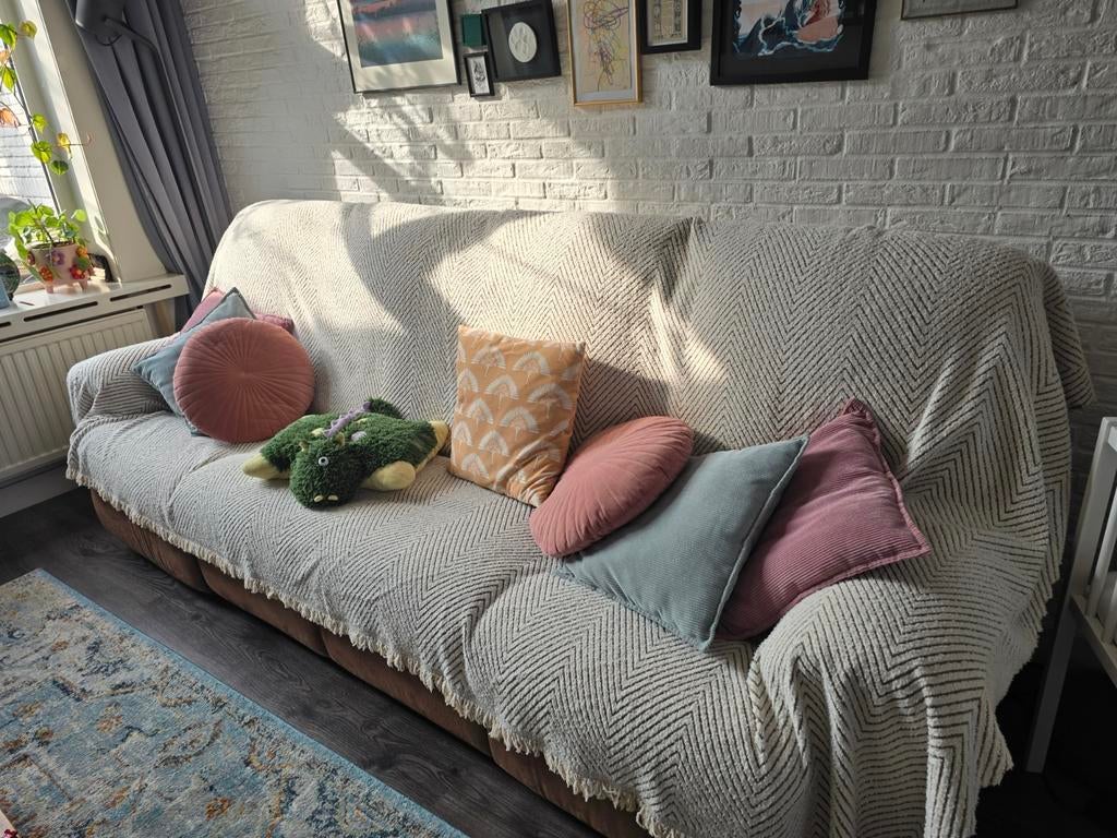 GRATIS! Hellende bank, Ophalen, Gebruikt, 250 tot 300 cm