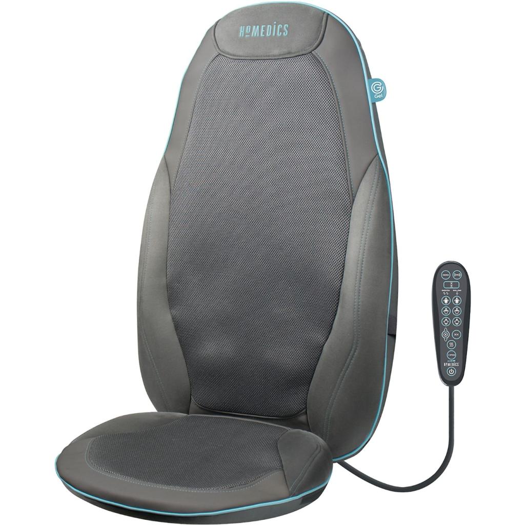 HoMedics Gel Shiatsu Massagestoel met Warmtefunctie (NIEUW), Sport en Fitness, Massageproducten, HoMedics, Nieuw, Support@homedics.com