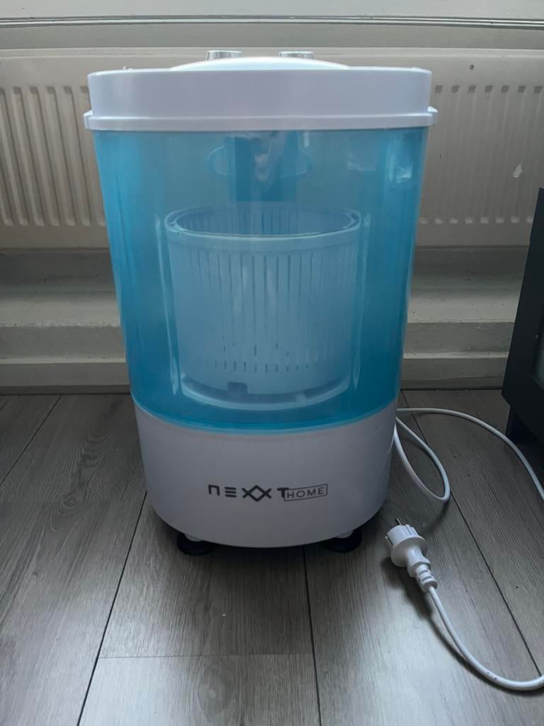 Mini wasmachine Nexxt met centrifuge, Witgoed en Apparatuur, Wasmachines, Minder dan 4 kg, Ophalen, Minder dan 1200 toeren, Minder dan 85 cm
