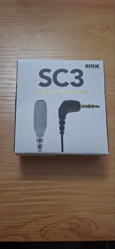 RODE SC3 TRRS naar TRS adapter - Nieuw in verpakking, Ophalen of Verzenden, Nieuw, Minder dan 2 meter, Overige kabels