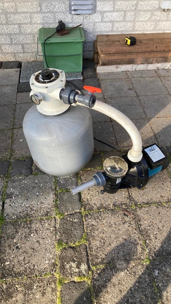 Zandfilter met momp, Ophalen, Gebruikt, Zwembadpomp