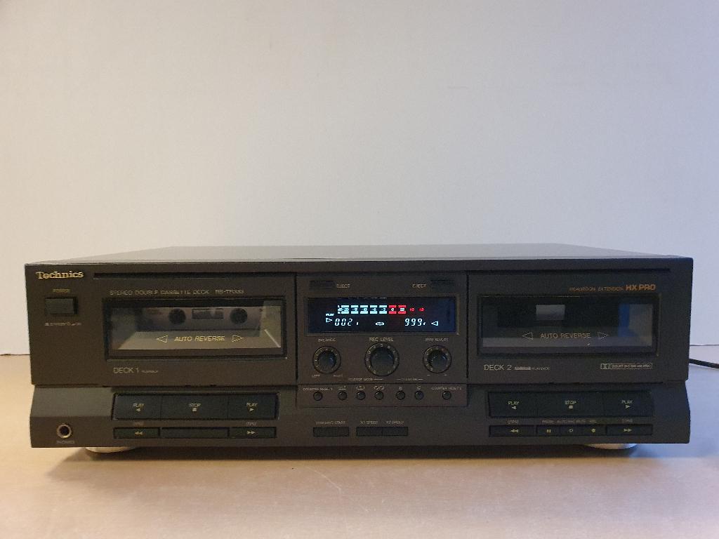 Technics Stereo Double Cassette Deck RS-TR333, Ophalen of Verzenden, Overige merken