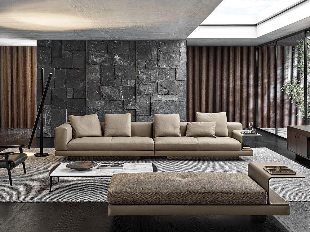 GEZOCHT: Minotti Bank / Hoekbank — Directe Inkoop, -, -, Ophalen of Verzenden, Bankstel Bank Zetels Sofa Hoekbank Design bank
