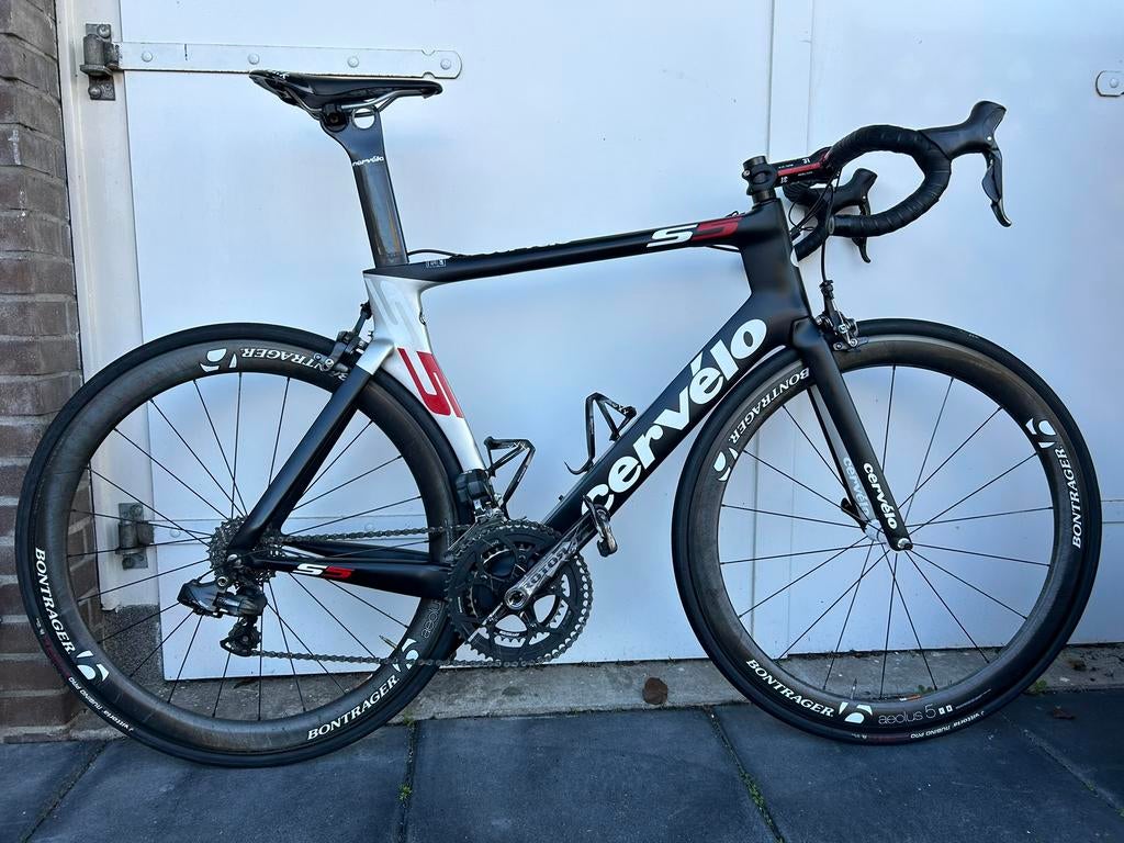 Cervelo S5 maat 56, Carbon, Zo goed als nieuw, Meer dan 20 versnellingen, 53 tot 57 cm