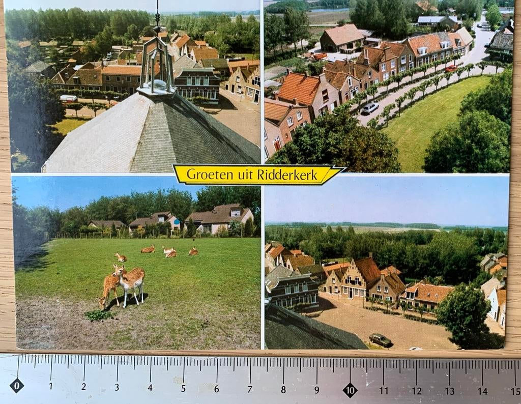Ansichtkaart Groeten uit Ridderkerk (ongelopen), Verzamelen, Ansichtkaarten | Nederland, Ophalen of Verzenden, 1980 tot heden