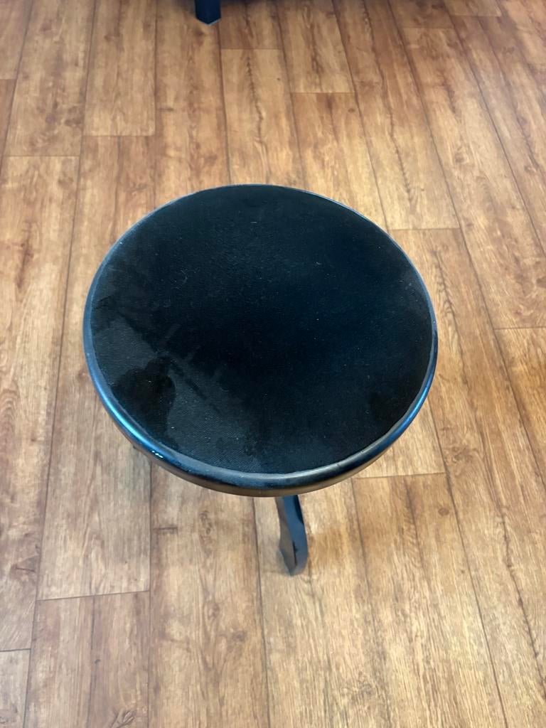 Zwarte pianokruk - In hoogte verstelbaar, Huis en Inrichting, Krukjes, Ophalen, In hoogte verstelbaar, Gebruikt, Hout