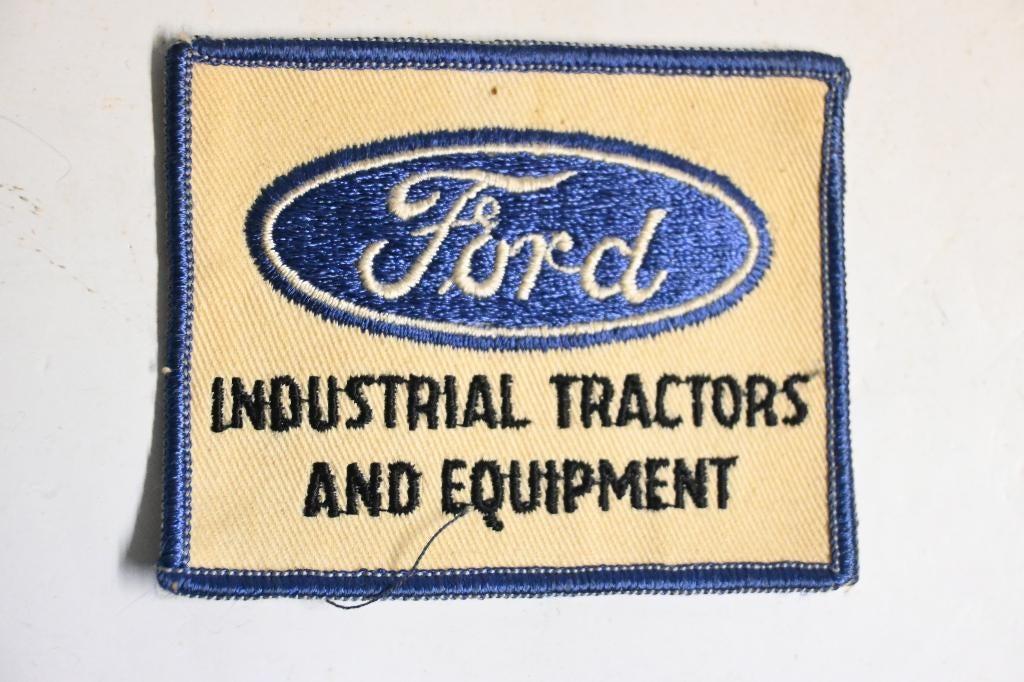 vintage embleem ford industrial tractors traktor patch, Ophalen of Verzenden, Zo goed als nieuw, Overige typen