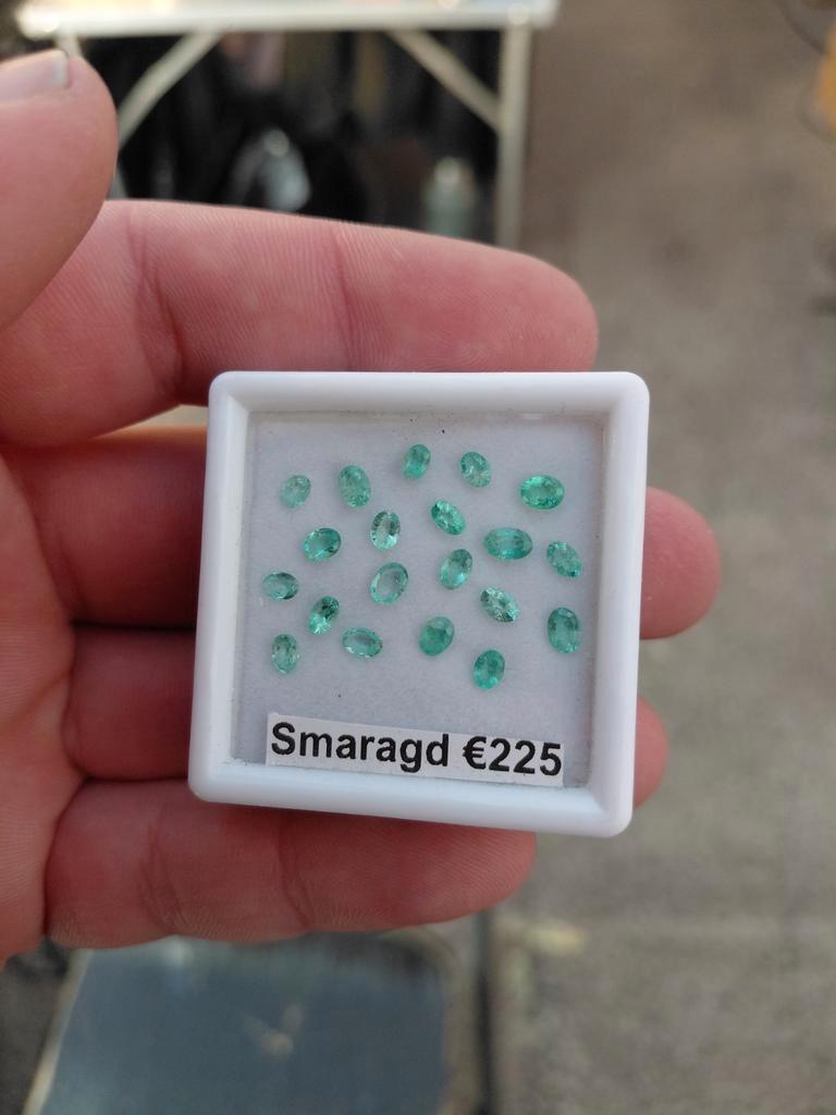 Top kleur colombiaanse smaragden, Ophalen of Verzenden