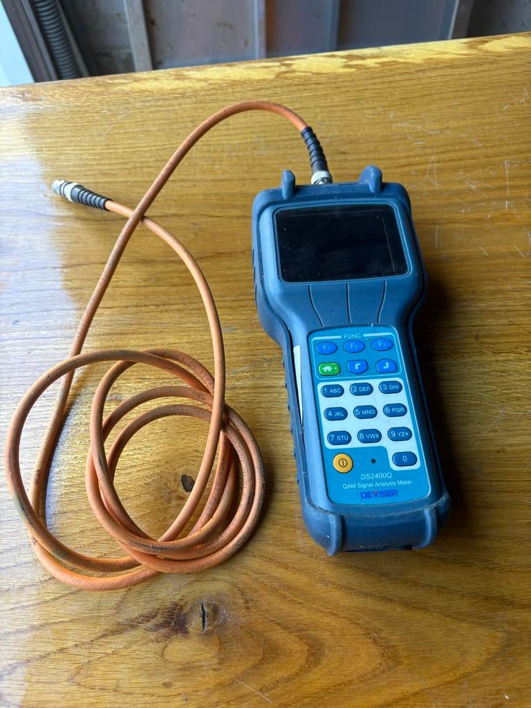 DEVSIER DS2400Q QAM Signaal Analyser Meter, Ophalen of Verzenden, Gebruikt, Overige meters