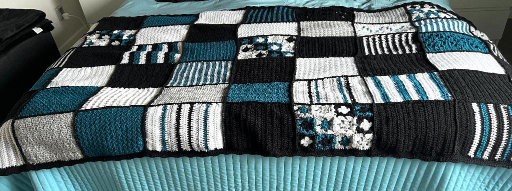 Mooie lappendeken 107 x 210 cm NIEUW, Ophalen of Verzenden, Nieuw