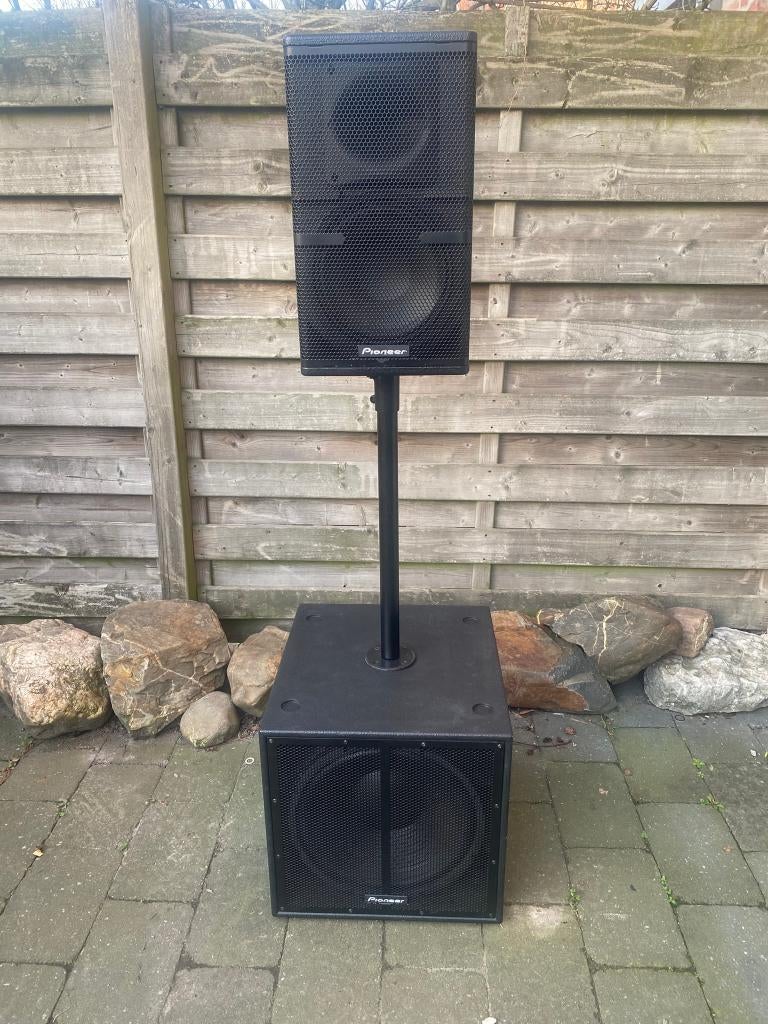 Pioneer Pro Audio speakers, Zo goed als nieuw, 120 watt of meer, Front, Rear of Stereo speakers, Ophalen