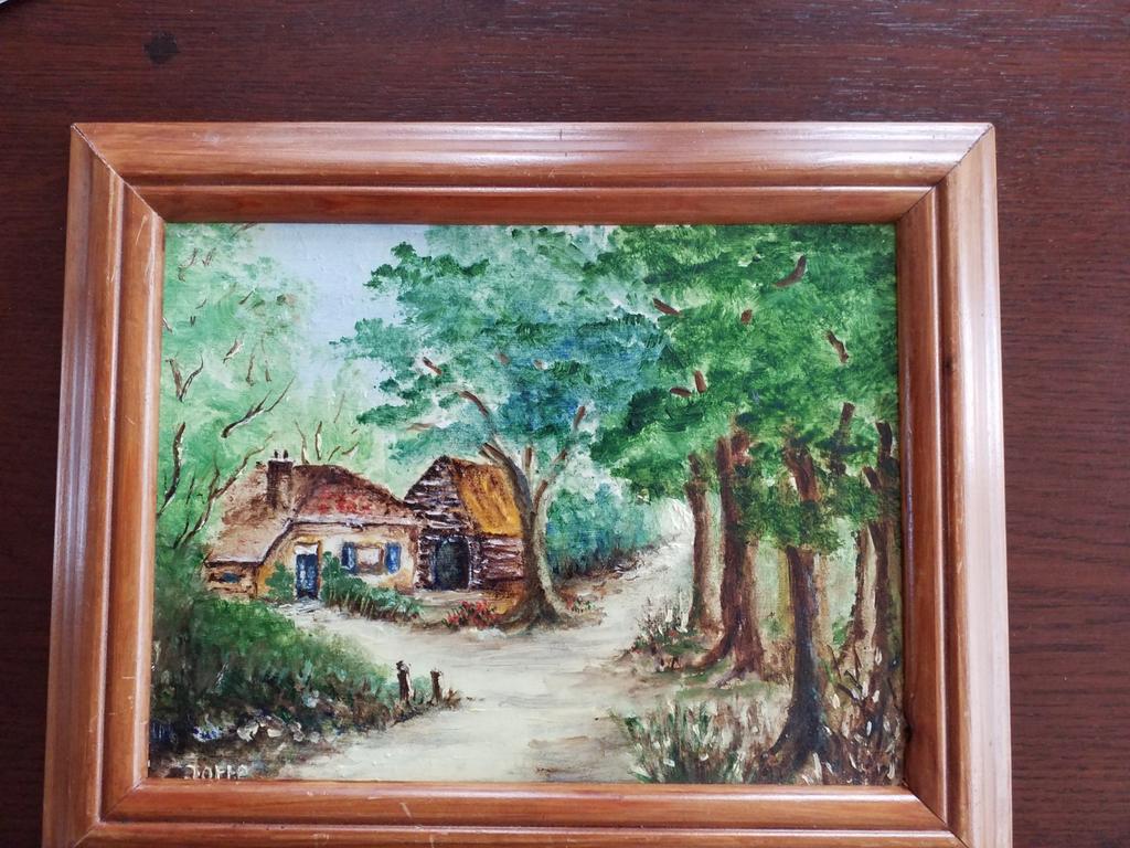 Schilderij Jotte van ' t Huller-End., Ophalen of Verzenden