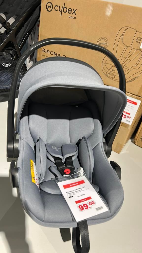 Showmodel Britax Römer baby-safe Core frost grey, Ophalen, Romer, Autogordel of Isofix, Nieuw