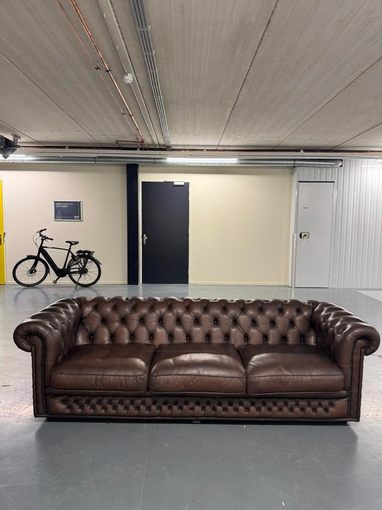 Originele Mister Chesterfield 3-zits |#B13, Gebruikt, -, Chesterfield, 75 tot 100 cm