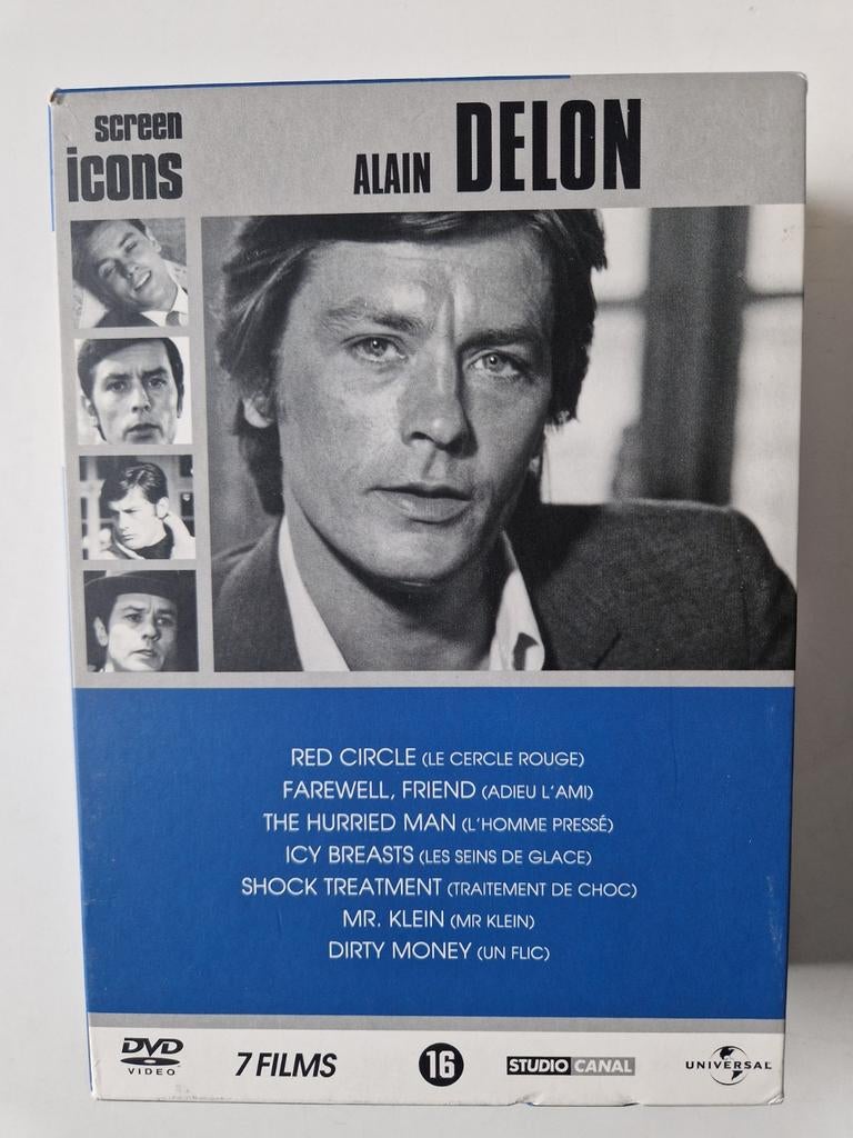 Alain Delon film box (7), Ophalen of Verzenden, Gebruikt, Frankrijk, Boxset