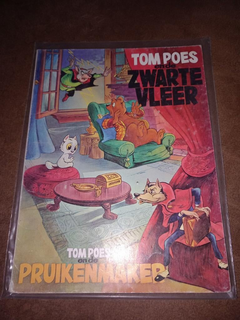 Tom poes en de zwarte vleer, Eén stripboek, Ophalen of Verzenden, Zo goed als nieuw
