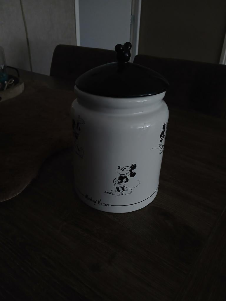 Disney land parijs koekjes pot, Verzamelen, Disney, Ophalen, Zo goed als nieuw, Beeldje of Figuurtje