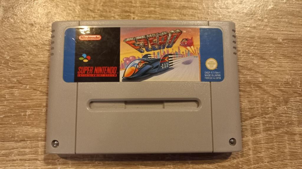 F-Zero - Originele Cartridge EN Boekje, Gebruikt, 1 speler, Racen en Vliegen, Ophalen of Verzenden