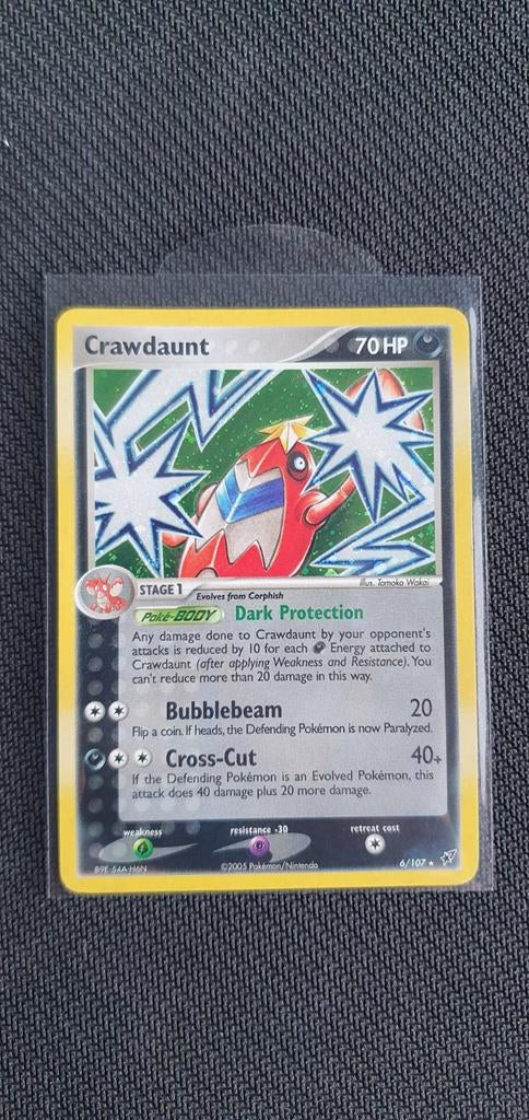 Crawdaunt 6/107 Holo + Swirl, Ophalen of Verzenden