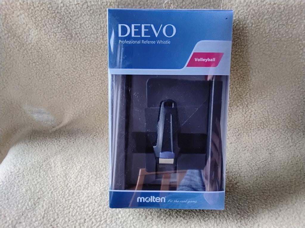 scheidsrechtersfluit volleybal Molten Deevo zwart, Ophalen of Verzenden, Nieuw, Overige typen