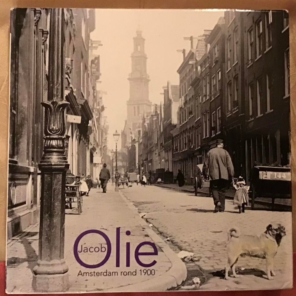 Kaartenmapje Oud Amsterdam door Jacob Olie (9 kaarten!), Ophalen of Verzenden, Voor 1920, Noord-Holland