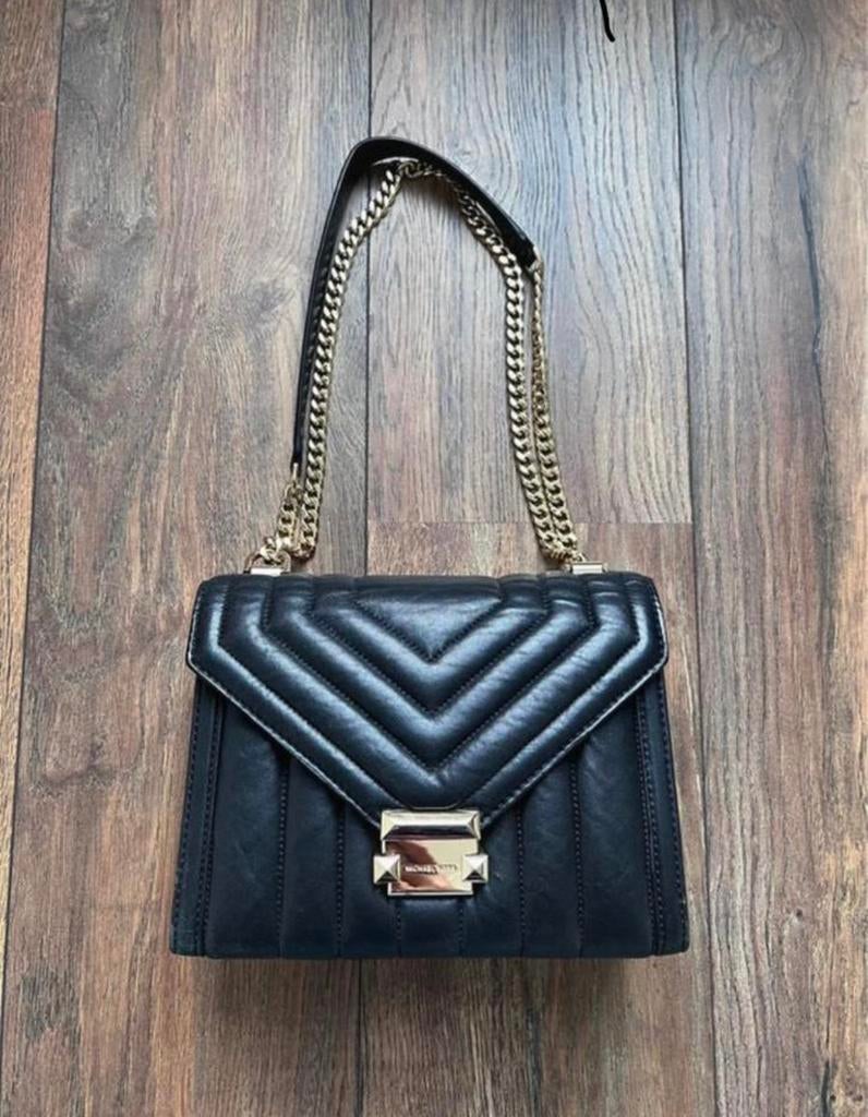 Michael Kors Whitney, Ophalen of Verzenden, Gebruikt, Zwart, Schoudertasje