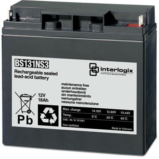 Accu 12 volt 18 amp interlogix aritech bs131 akku nieuw !, Ophalen of Verzenden, Nieuw