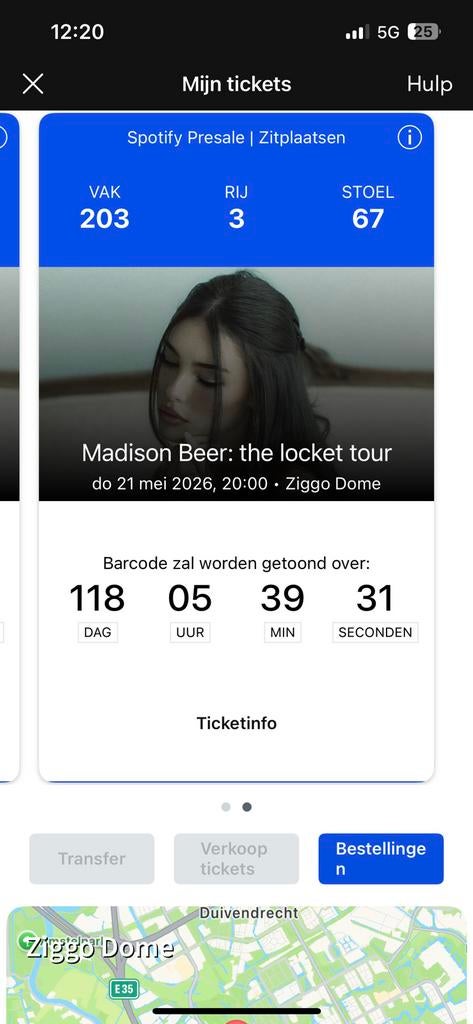 Madison Beer - Ziggo dome 21/05/2026 - zitplaatsen, Tickets en Kaartjes, Concerten | Pop, Twee personen, Mei