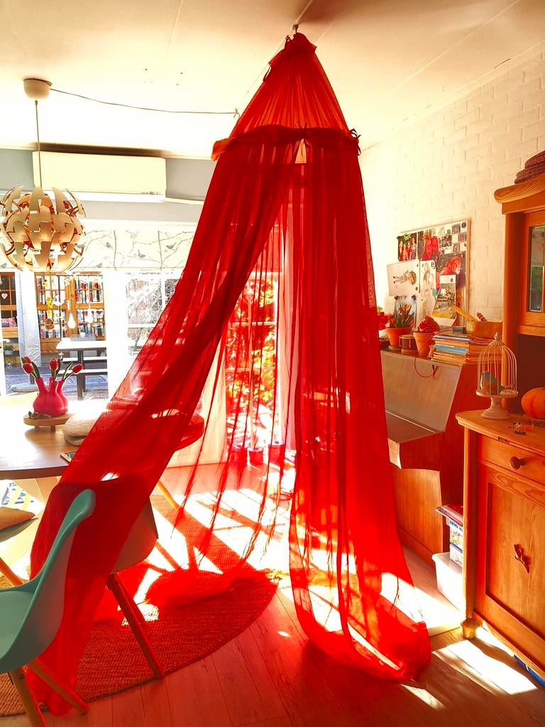 Klamboe kinderbed & lamp, Ophalen of Verzenden, Zo goed als nieuw