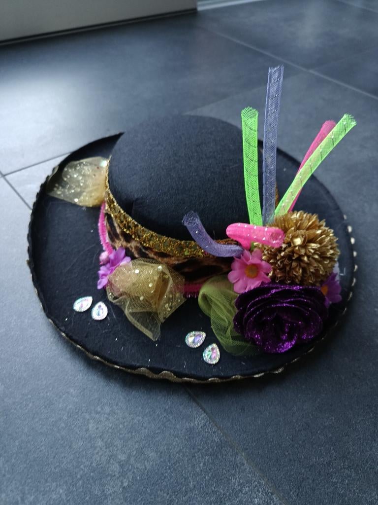 Hoed carnaval, Overige kleuren, Nieuw, Ophalen of Verzenden, Glas