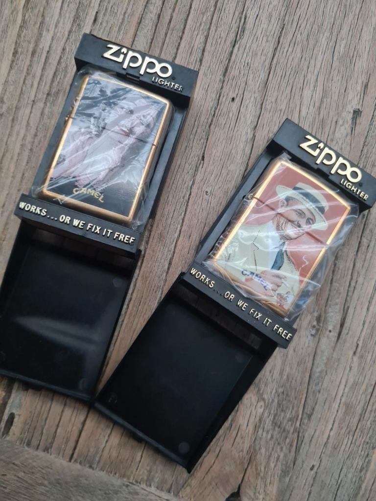 Zippo Camel aansteker paar - Nieuw in verpakking, Ophalen of Verzenden, Nieuw