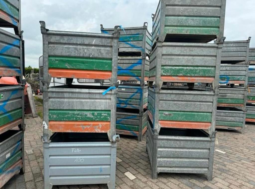 Stapelbakken magazijnbakken industrieel kratten, Ophalen