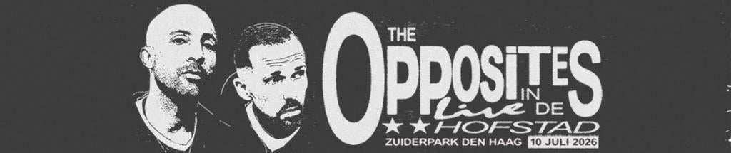 2 tickets The Opposites 10 juli Zuiderpark Den Haag, Ophalen of Verzenden