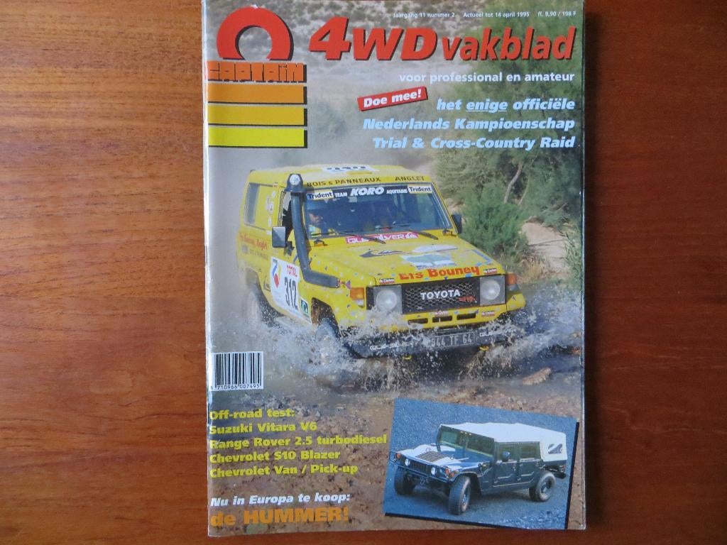 Captain 4WD 2 1995 Suzuki Vitara V6, Range Rover 2.5 TD, S10, Ophalen of Verzenden, Zo goed als nieuw, Overige merken