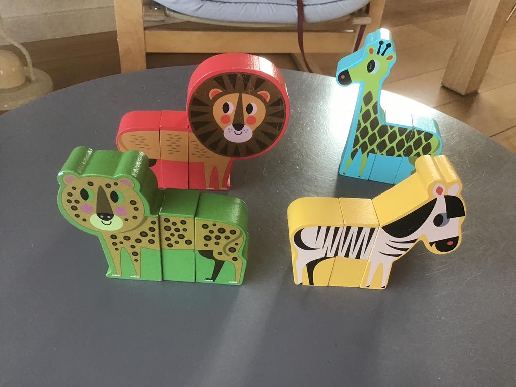 Houten magnetische dieren, Vilac, Ophalen of Verzenden, 10 tot 50 stukjes, Zo goed als nieuw