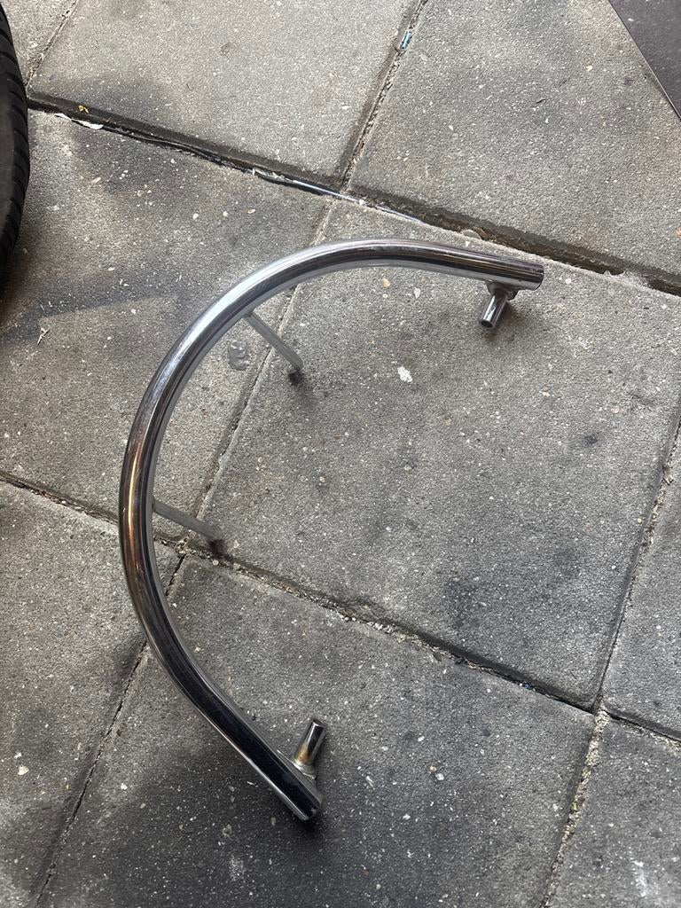 Sym mio achter rekje, Ophalen of Verzenden, Zo goed als nieuw, Benzine, Mio